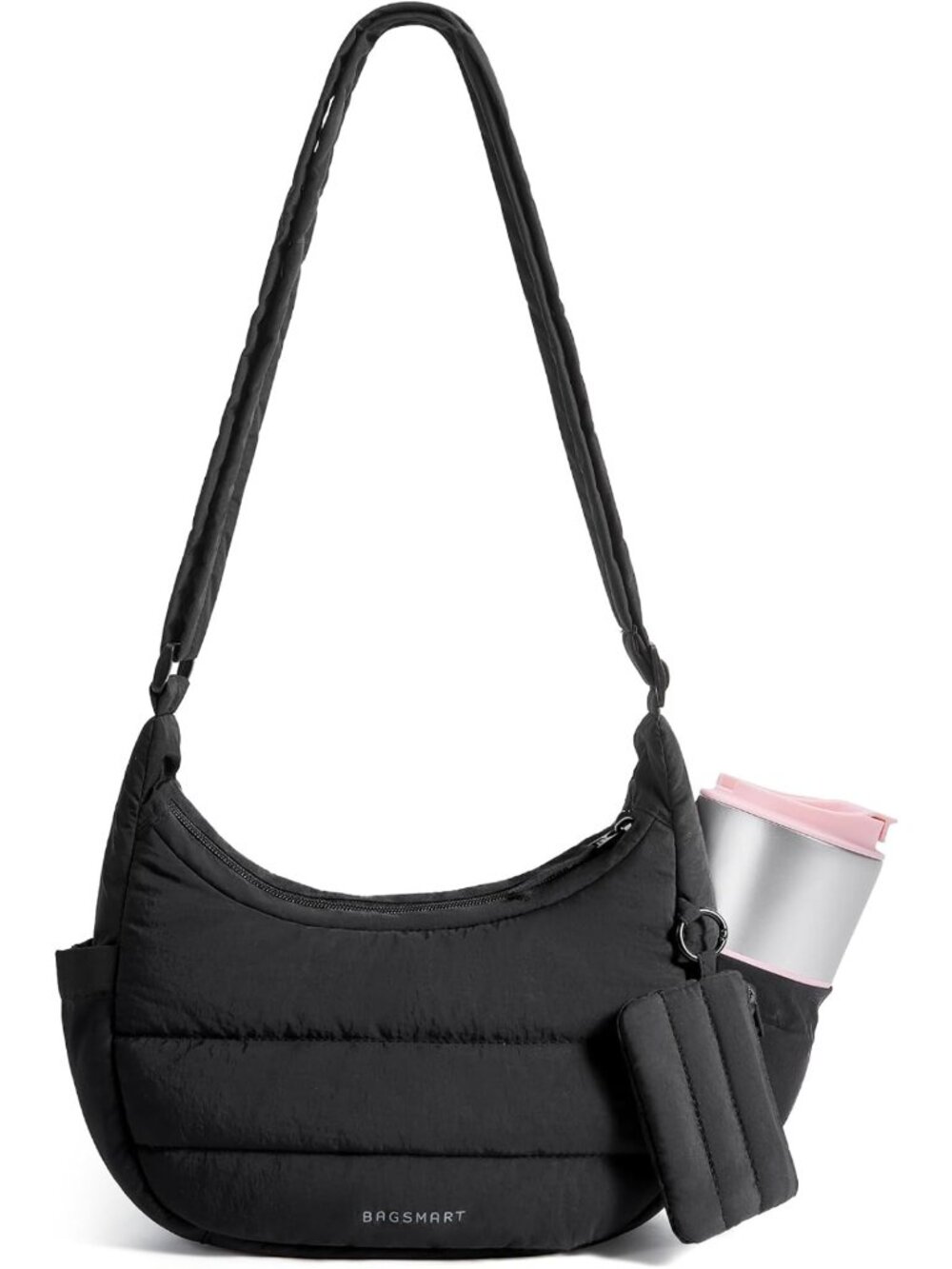 Stylish Adjustable Strap Crossbody Purses for Women | Small Puffer Bag
